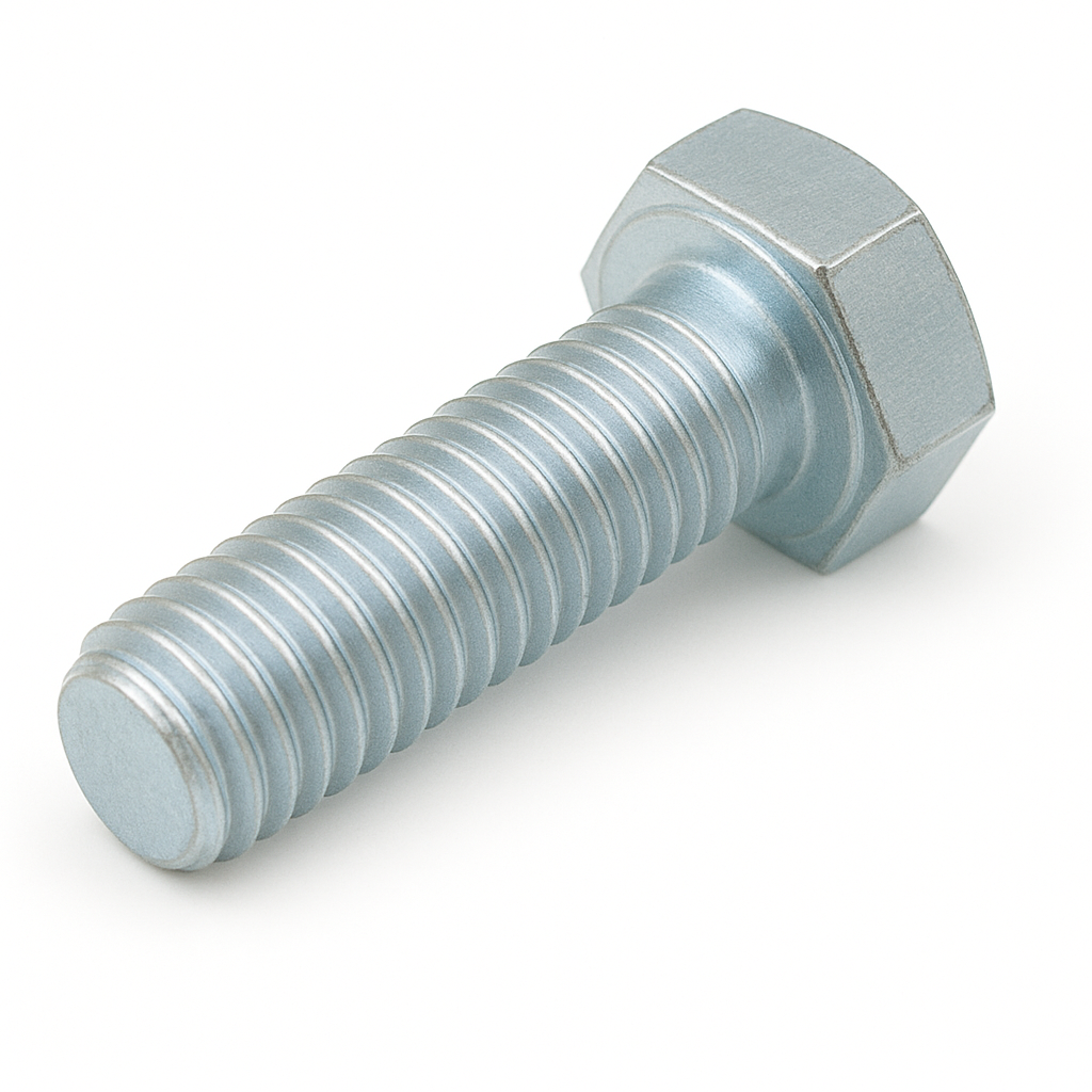 HEX SET SCREW M12 x 30 GRADE 4.8 ZINC-PLATED