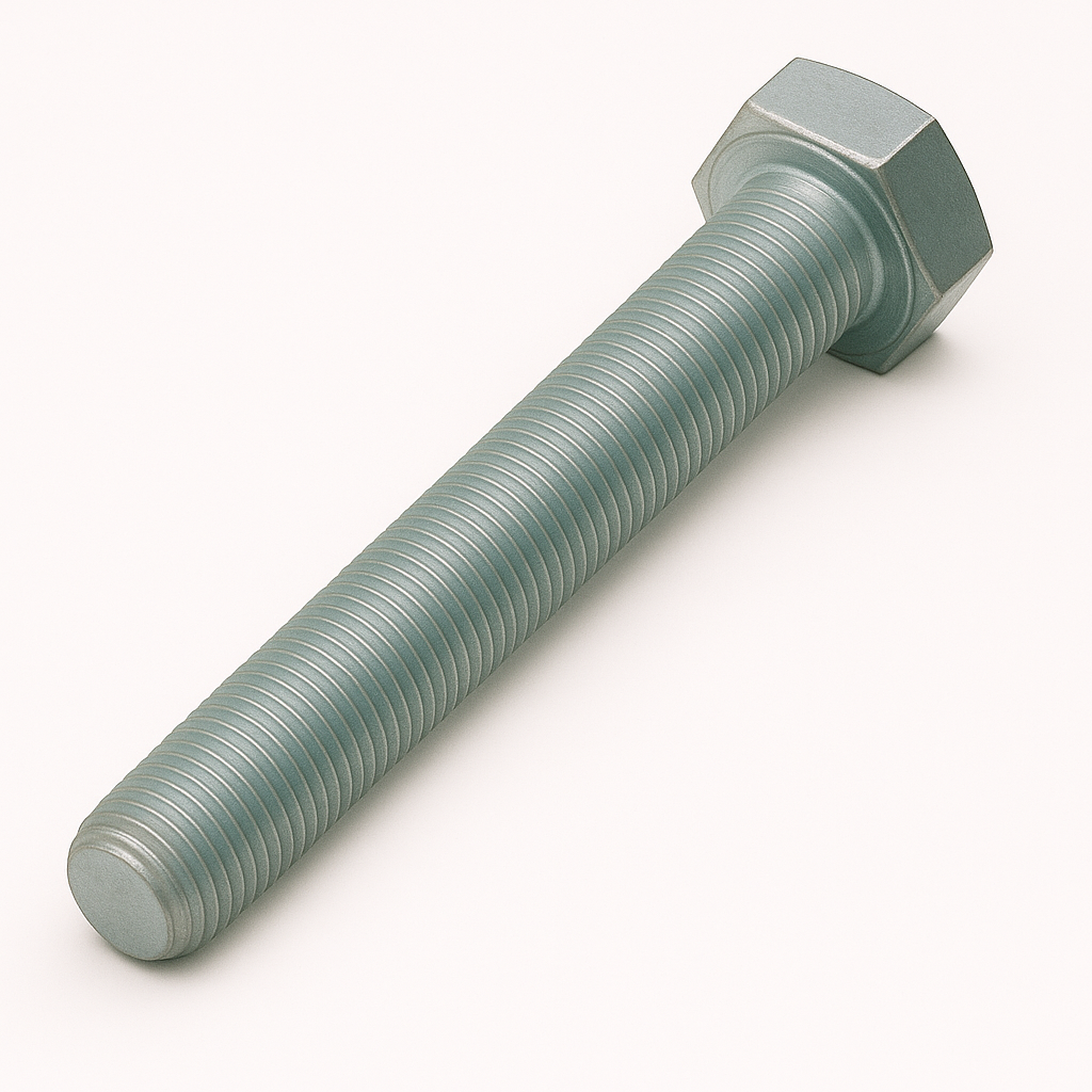 HEX SET SCREW M16 x 100 GRADE 8.8 ZINC-PLATED