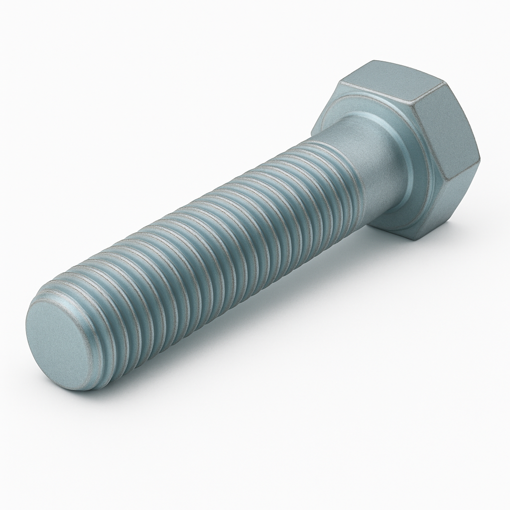HEX SET SCREW M24 x 90 GRADE 10.9 ZINC-PLATED